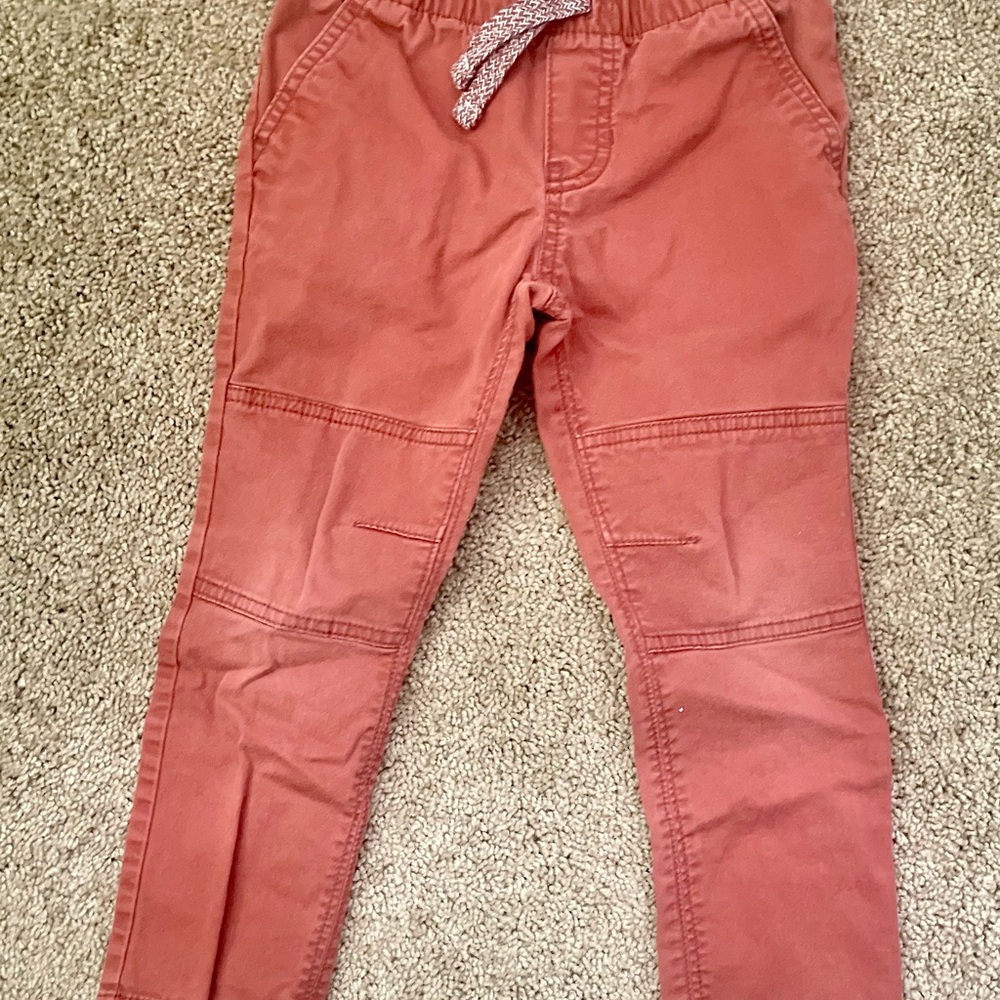 Cat & Jack rust colored Casual Bottoms with Knee Panels